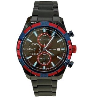 【Roven Dino羅梵迪諾】登峰造極雙時區腕錶 RD6098B 44mm 現代鐘錶