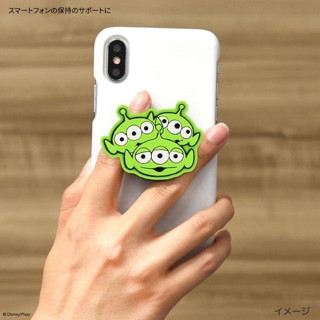§A-mon日本雜貨屋§日本正版迪士尼DisneyTOY STORY玩具總動員 超可愛外星人.三眼怪 手機支架 手指環扣