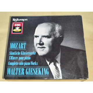 Walter Gieseking Mozart 莫札特 鋼琴奏鳴曲 8CD EMI SONOPRESS西德版 無IFPI