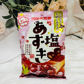 日本 UHA味覺糖 黑蜜黃豆粉風味糖/鹽紅豆風味糖105.6g 紅豆糖 黑蜜黃豆粉糖