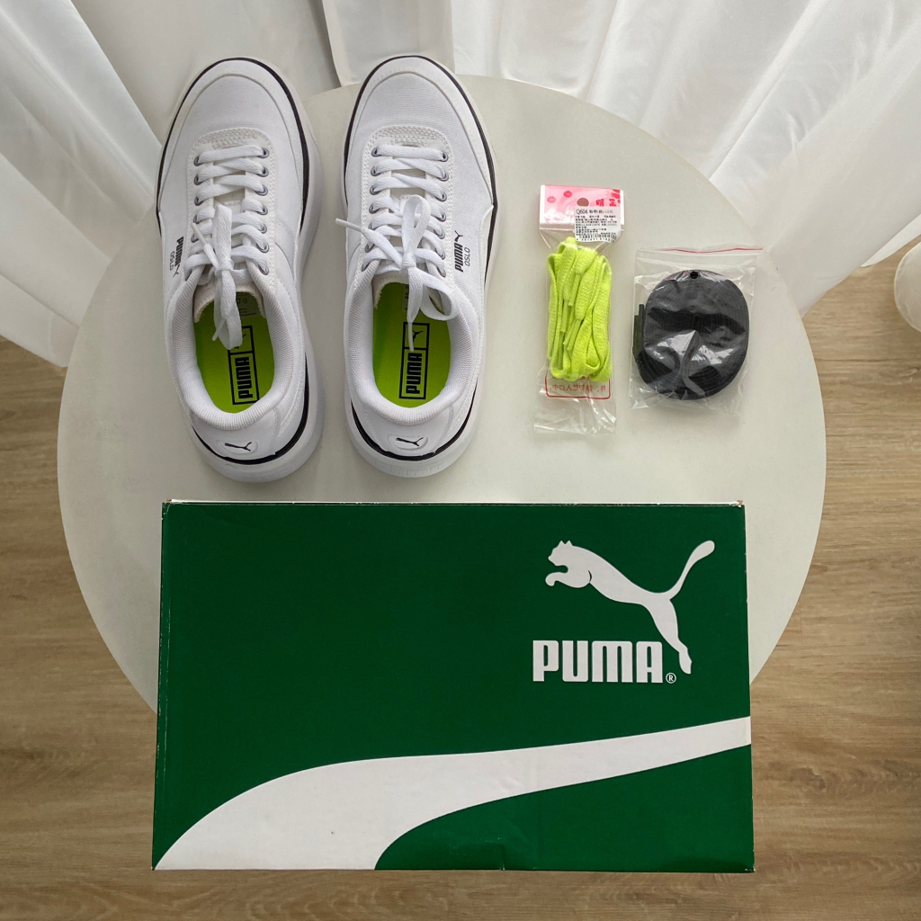 [二手近全新] 女 PUMA Oslo Maja Summer Wn's 網球運動鞋 型號37505801 :: 白色