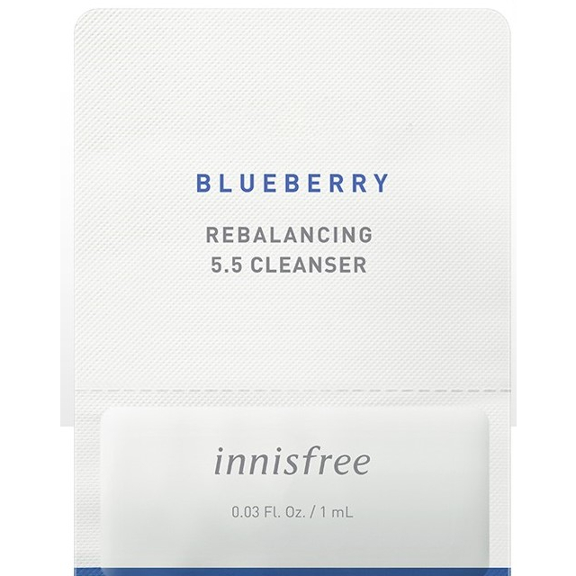 [1元加購]innisfree 藍莓平衡潔顏泡泡 1ml*2 一組兩包 試用品 試用包 旅行組 小樣