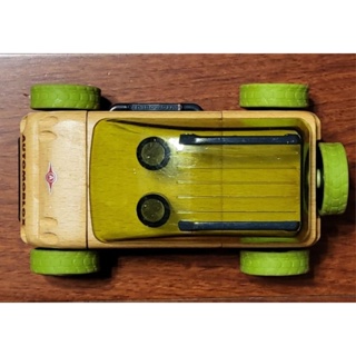 二手玩具 AUTOMOBLOX 木頭玩具車,可訓練小小孩組織力,原價699元