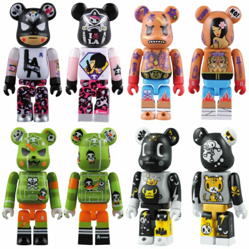 TOKIDOKI BE@RBRICK 100% 限定4款