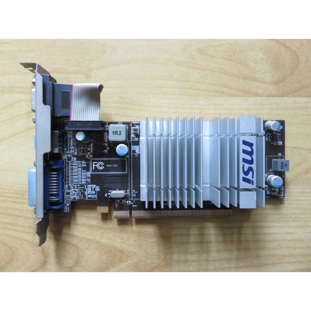 E. PCI-E顯示卡-微星 R5450-MD1GD3H/LP HDMI ATI MS-V234 直購價140