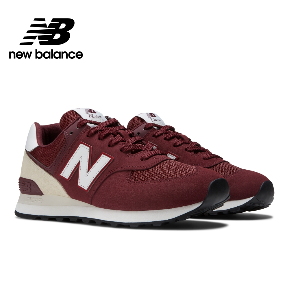 【New Balance】 NB 復古運動鞋_中性_酒紅色_U574AW2-D楦 574