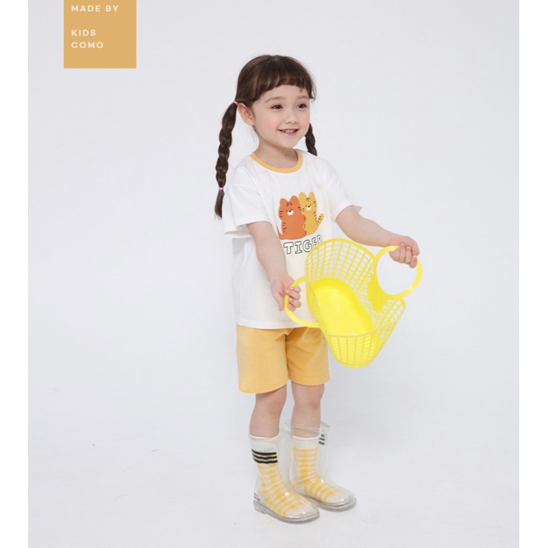 現貨 🌝寶包星人🪐 韓國童裝 老虎休閒套裝 兒童套裝