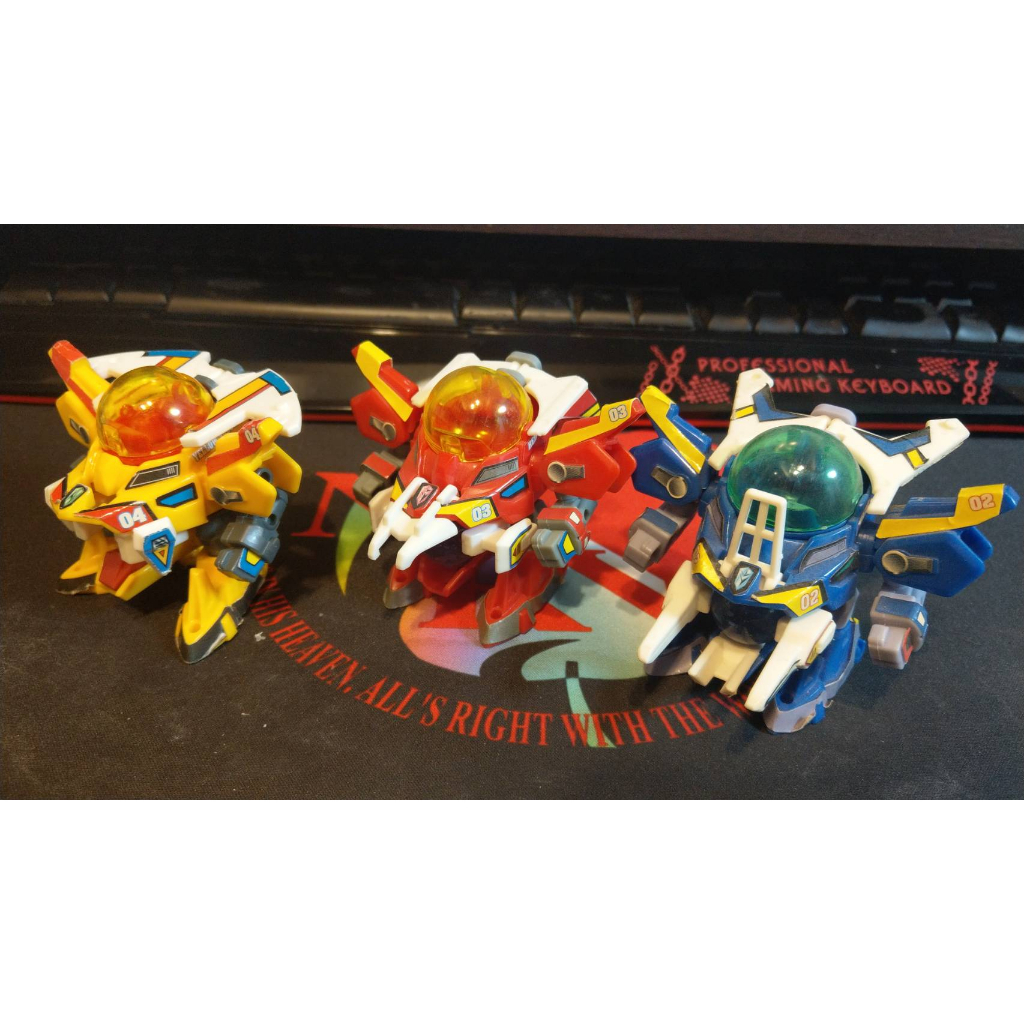 彈珠超人/炸彈超人/爆外傳/TAKARA/黃色 藍色 紅色 彈珠人 三隻 同捆販售