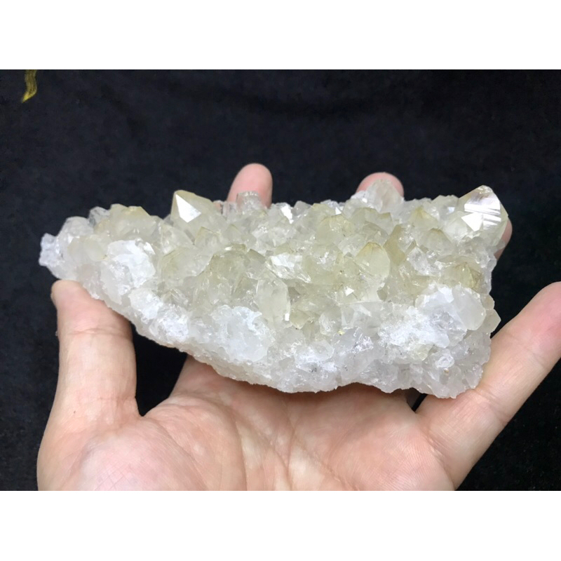 南非黃水晶 柑橘水晶 影山 赤鐵礦 晶簇 原礦 #2685