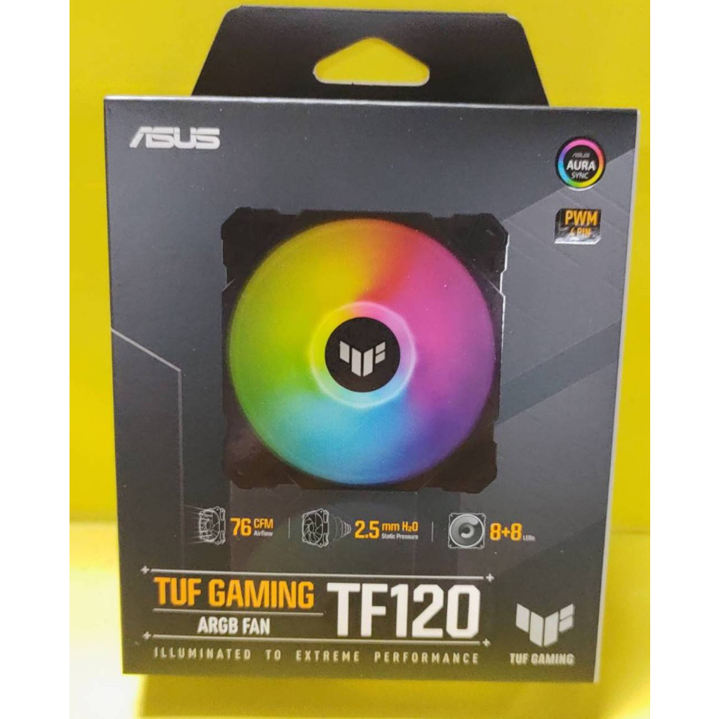 ASUS 華碩 TUF Gaming TF120 ARGB 1900RPM/PWM智慧控制/散熱/風扇