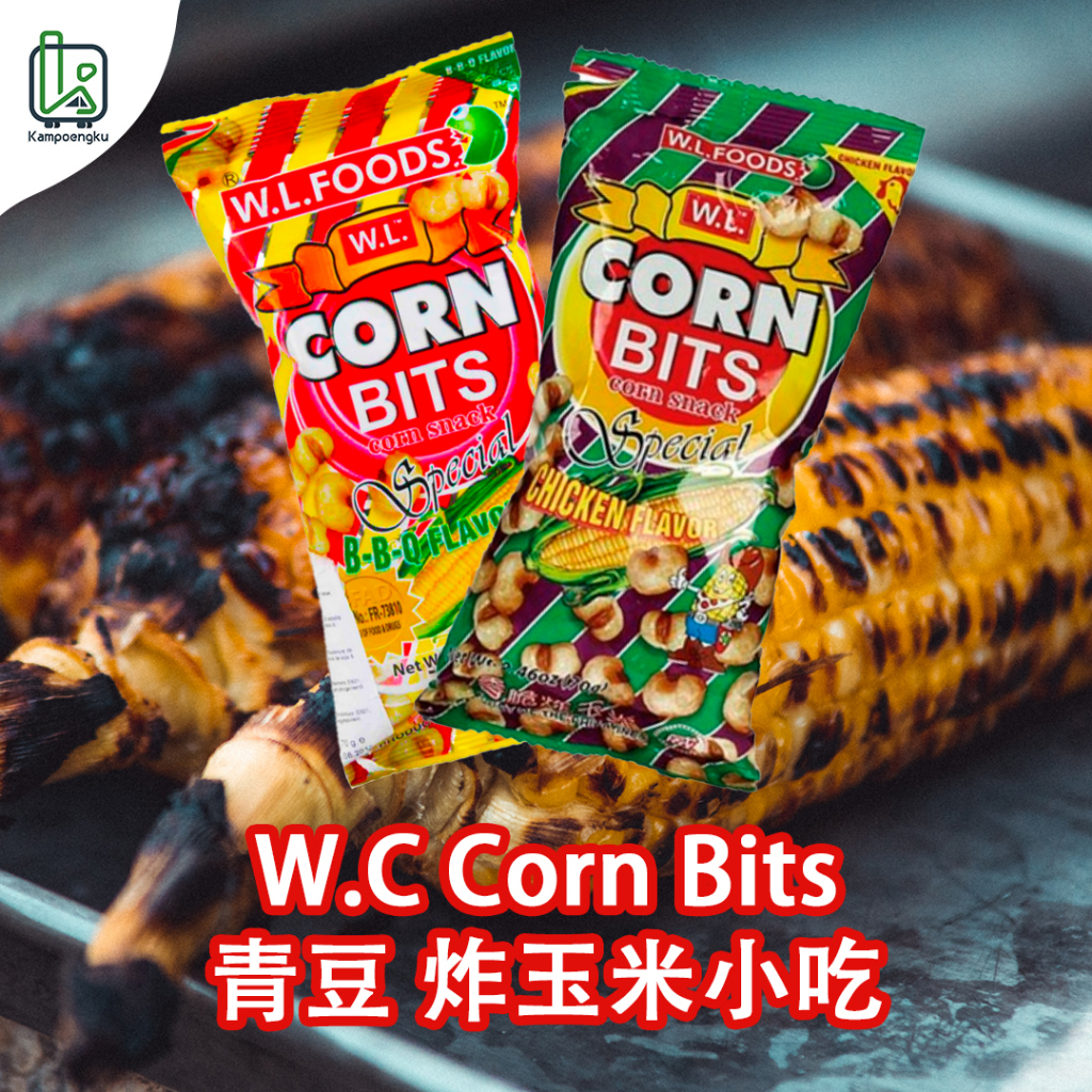 菲律賓 炸玉米 烤玉米 青豆 W.C Corn Bits Special BBQ Flavour 70g