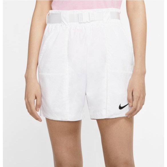 S.G Nike Sportswear CJ3808-100 白 女裝 工裝 尼龍 腰帶 短褲 女生