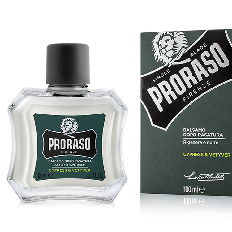 Proraso 柏樹香根草 專業修容鬍後乳（鬚後乳鬍後霜 鬍後水鬚後水 男性男士男生鬍後保養臉部保溼保濕乳液保濕乳保溼乳