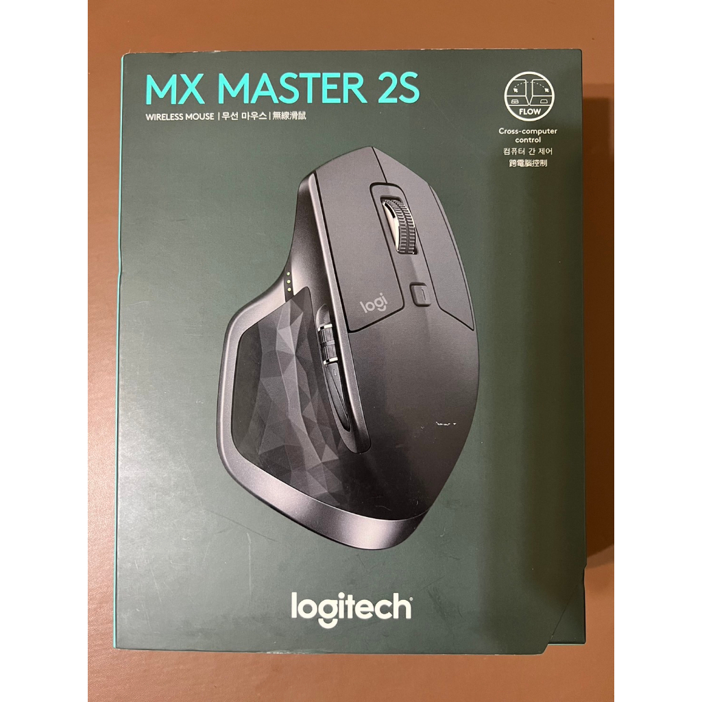 羅技 Logitec 無線藍芽滑鼠 商務滑鼠 MX Master 2S 高速滾輪專利 多設備配對共用 (黑)