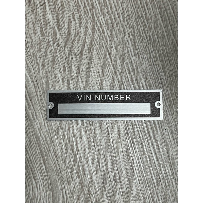 VIN-車身號碼-空白鋁牌-銘牌-本田-煒傑猴-monkey-猴子-松營金剛