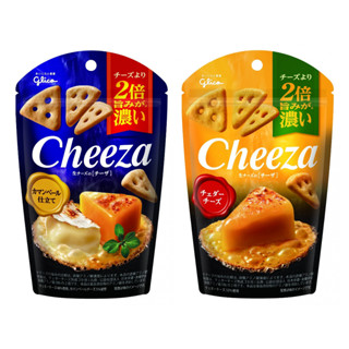 現貨 代購 日本 glico Cheeza超濃乳酪三角餅乾 53% 巧達起司 卡門貝爾起司