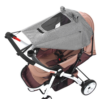 [台灣現貨]嬰兒推車防曬遮陽篷 嬰兒推車配件 遮陽篷 推車遮陽罩 遮陽罩 遮陽棚