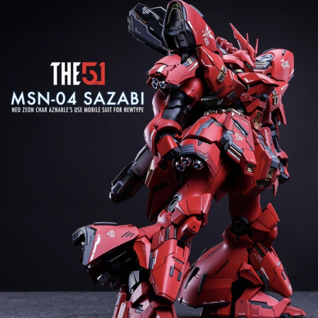 【聽雨工作室】RG 1/144 SAZABI + THE51 GK套組