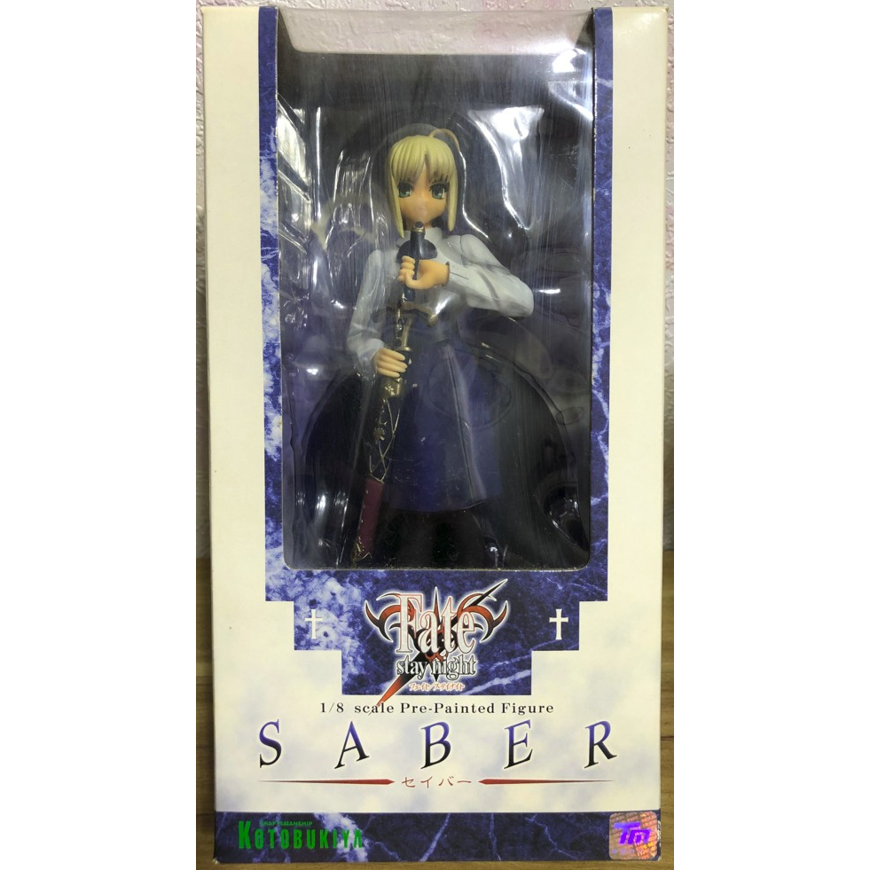 FGS&gt; 正版 日版 壽屋 Fate stay night 命運停駐之夜 Saber 賽巴 阿爾托莉亞 私服 美女 公仔