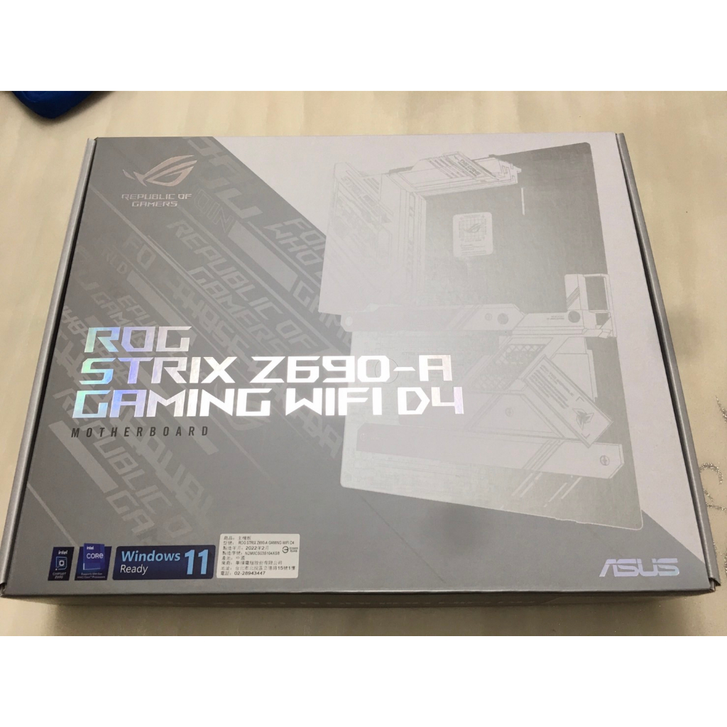 ASUS 華碩 ROG STRIX Z690-A GAMING WIFI D4 主機板