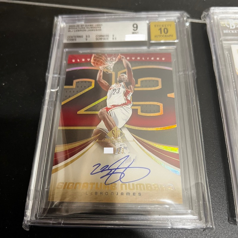 ［球員卡］LeBron James 2004 SPGU 限量23張 Significant Numbers 鑑定BGS9