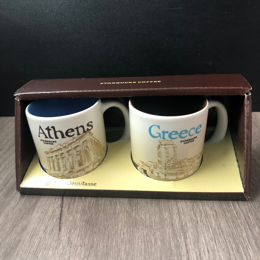 ⊙現貨⊙ STARBUCKS 星巴克 城市杯 City Mug 希臘 Athens 雅典 Greece 3oz 一組