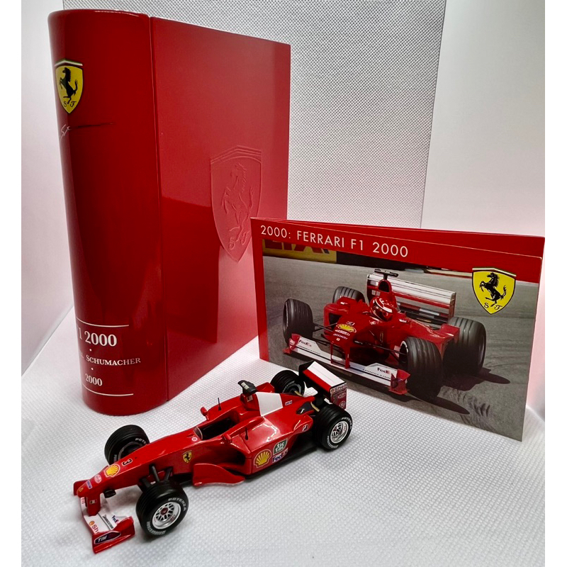 FERRARI F1 2000 冠軍車手M.Schumacher 1/43金屬模型車