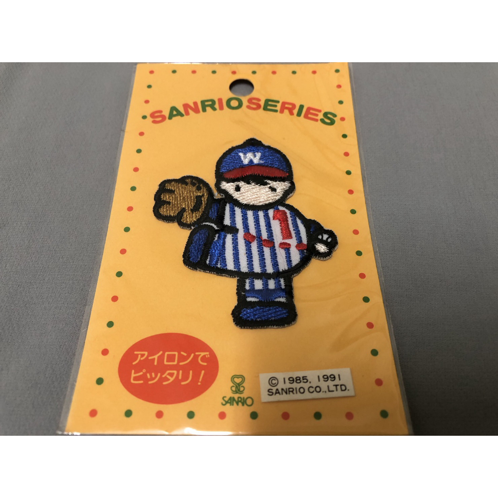 ＜采芳小舖＞Gimme Five,足球小子,Sanrio,1991 車布2(燙布貼.徽章.臂章.補丁)棒球小子