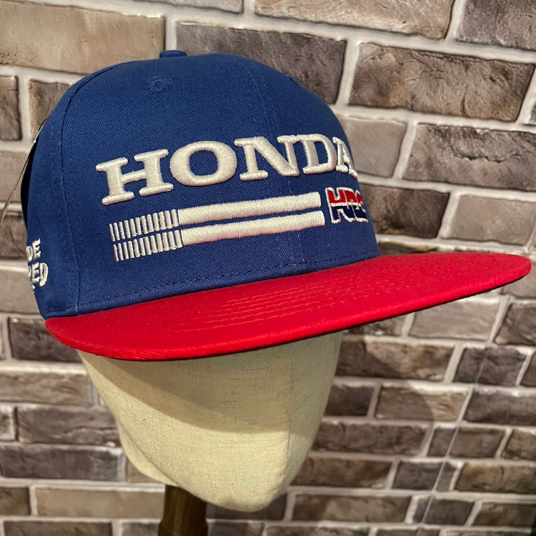 本田 HONDA  HRC正原廠 刺繡棒球帽 老帽 平板帽 紅藍色 全新新款 限量 百分百正品
