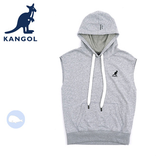 【小鯨魚包包館】KANGOL 英國袋鼠 連帽背心 63251481 背心