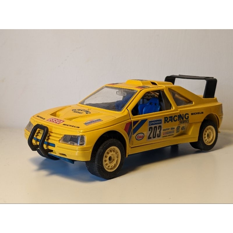 majorette 1:24 Peugeot 405 t16 標緻 寶獅 達卡拉力賽車