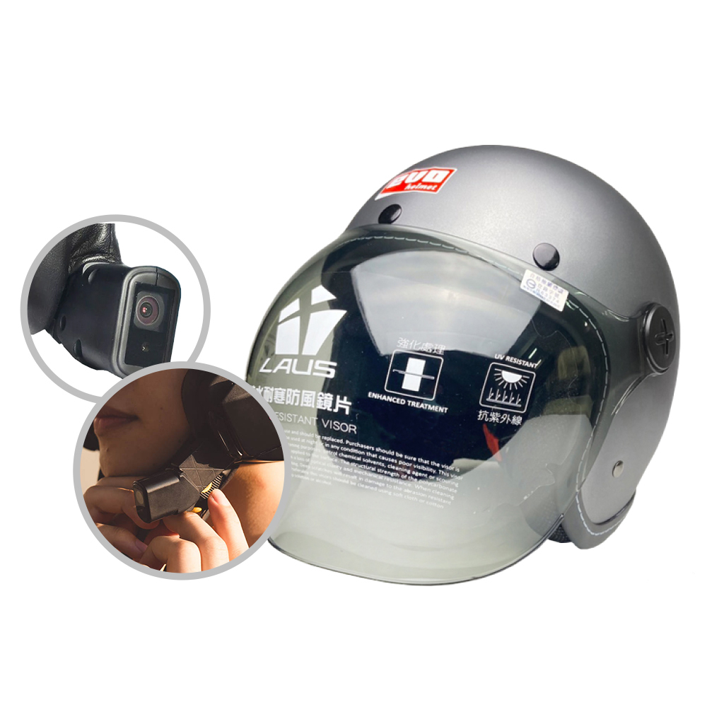 IminiDV X4 EVO 內建式 安全帽 行車記錄器 復古 騎士帽 素色 泡泡鏡 記錄器 3/4罩安全帽