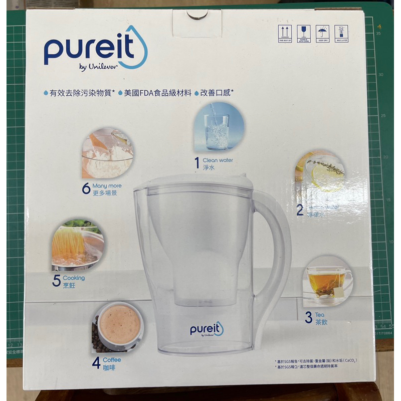 全新未拆-Pureit PX3000即淨濾水壺2.5L(內含濾芯1入)