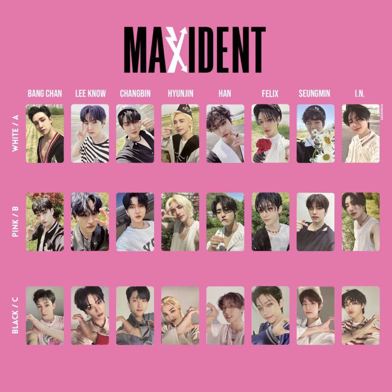 Straykids SKZ MAXIDENT 小卡 專卡