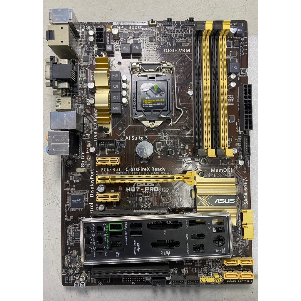 華碩 ASUS H87-PRO  H87-PLUS  B85-A 大板 二手良品主機板 1150腳位