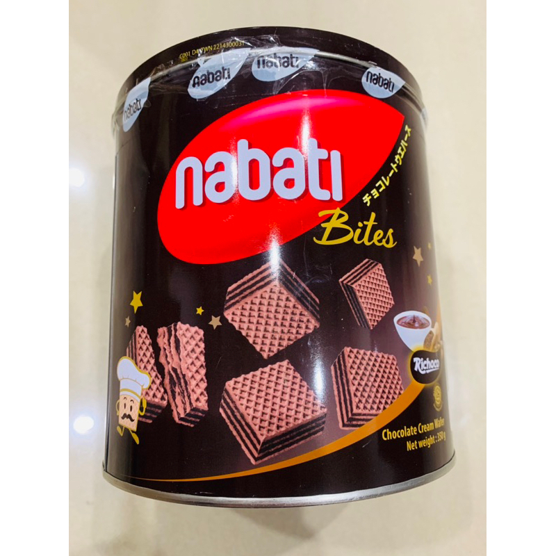（外盒NG)麗巧克Nabati 巧克力風味威化餅350g