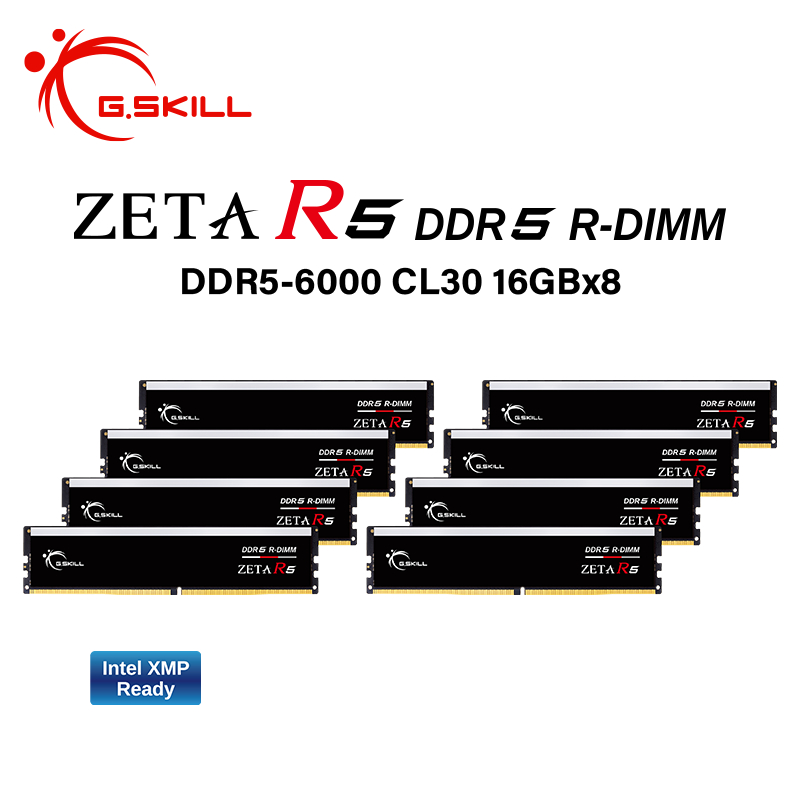 芝奇G.SKILL ZETA R5 Series (R-DIMM)6000 C30 16G*8
