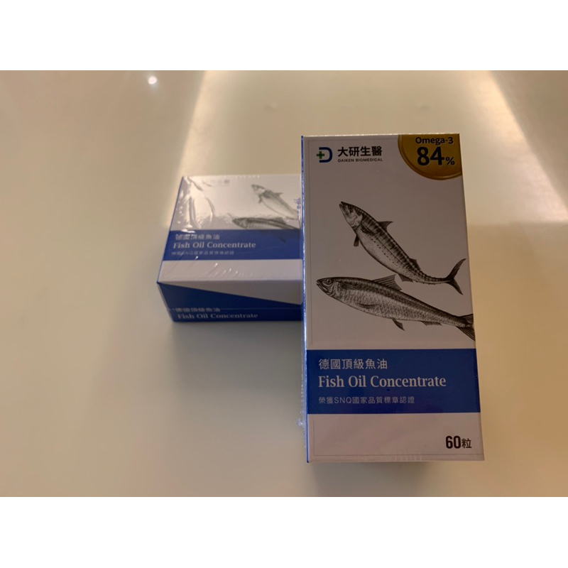 大研生醫一德國頂級魚油（60粒）附送額外20粒（盒裝）均為正貨