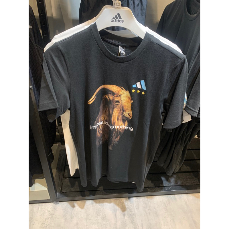  ADIDAS MESSI 黑 梅西 山羊 阿根廷 GOAT 冠軍T 三星T IW3613