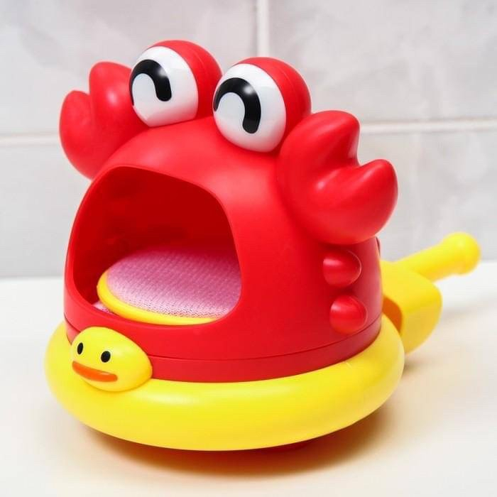 《薇妮玩具》螃蟹泡泡機 泡泡機 螃蟹 泡泡魚 洗澡玩具 吹泡泡 兒童噴水玩具 浴室玩具洗澡 13-5148 安全標章合格