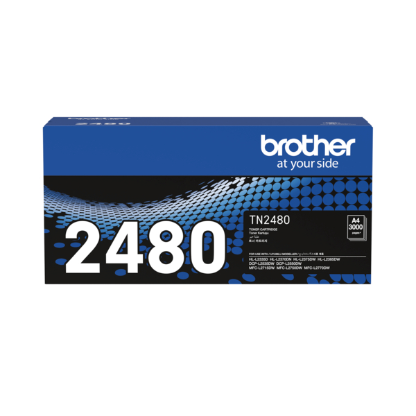 Brother TN-2480 原廠黑色高容量碳粉匣(適用MFC-L2715DW、MFC-L2770DW)