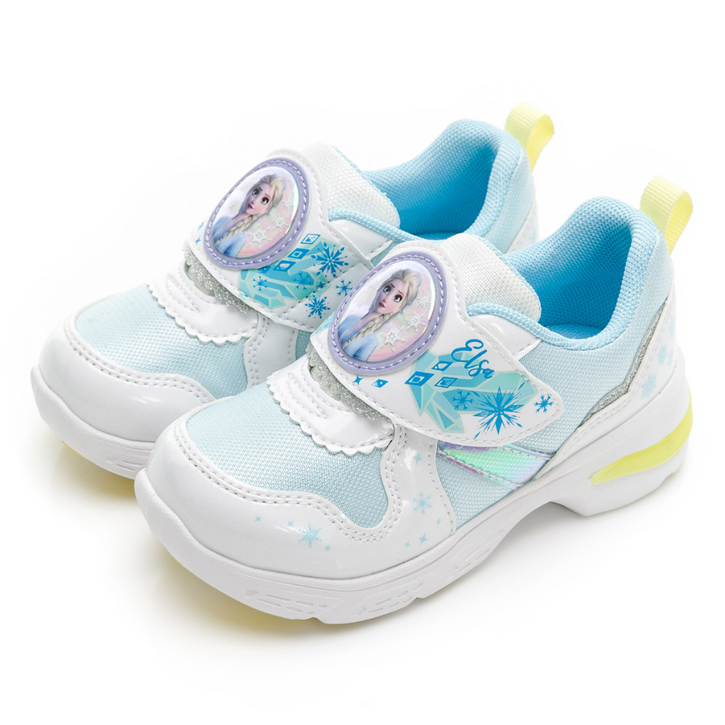 【維玥體育】日本 Moonstar 月星 DN DNC13031 冰雪奇緣電燈鞋 白  童鞋 兒童鞋 運動鞋 布鞋