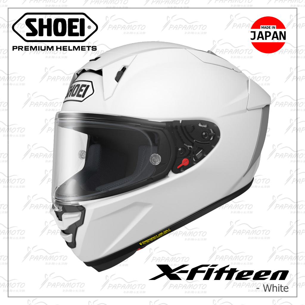 【趴趴騎士】SHOEI X15 全罩安全帽 白 ( X-15 X-Fifteen SNELL motoGP