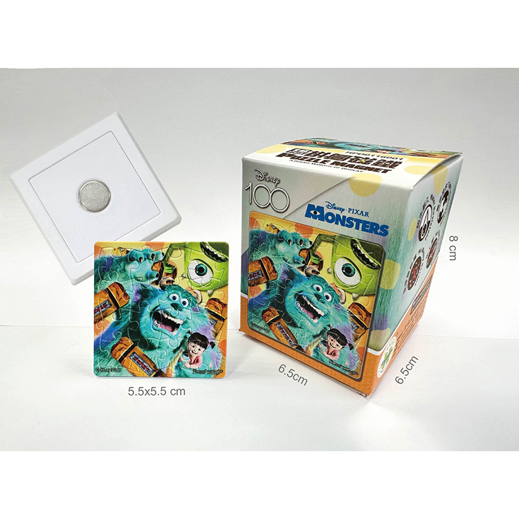 Monsters Inc怪獸電力公司(1)拼圖磁鐵16片(方)