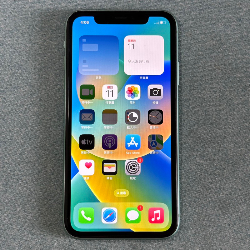 iPhone 11 128G 綠 9成新 功能正常 二手 IPhone11 i11 6.1吋 換過電池 台中