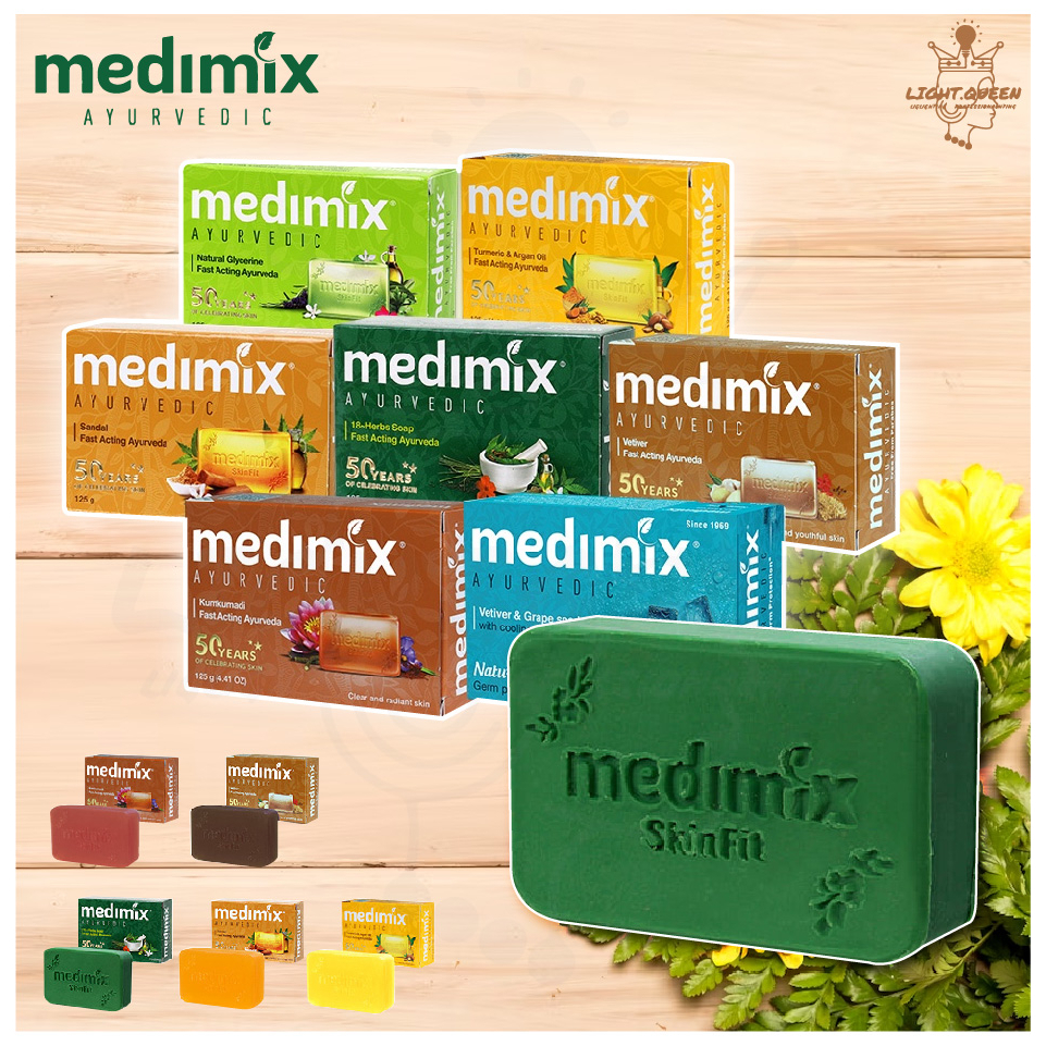 附發票 dcard推薦 MEDIMIX 印度綠寶石皇室藥草浴 香皂 美肌皂 125g 居家 生活 印度香皂 草本肥皂