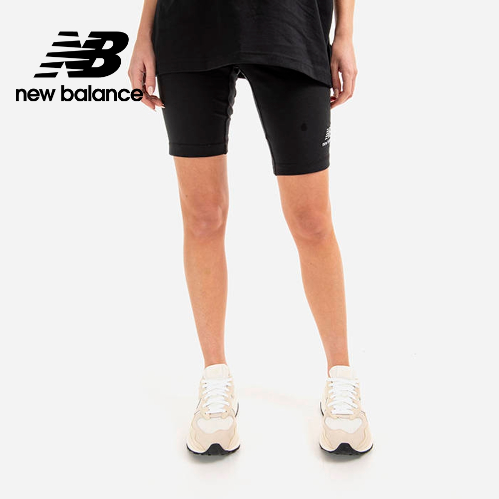 【New Balance】 NB 休閒運動緊身短褲_中性_黑色_US21501BK