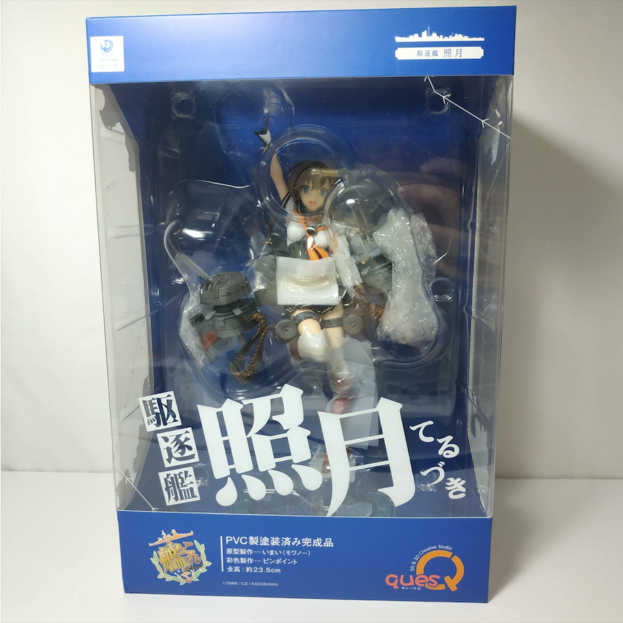 艦隊收藏 艦娘 quesQ 照月 驅逐艦 PVC塗裝完成品 日版 景品 公仔 現貨【F2305328】