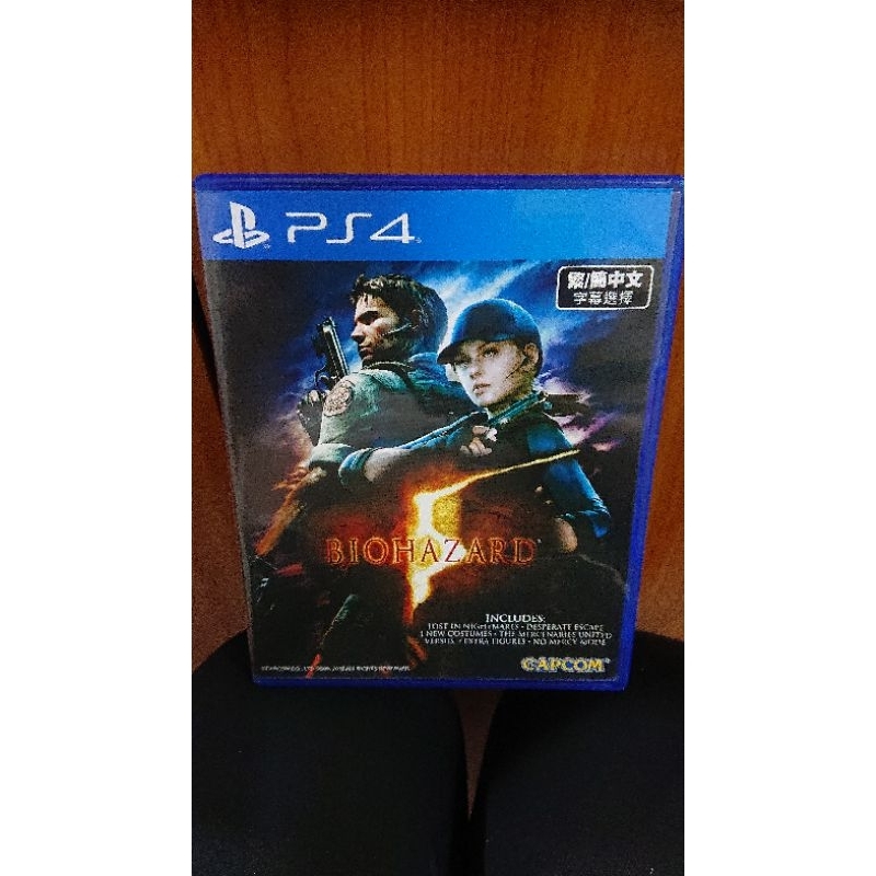 PS4亞版中古品~ 惡靈古堡 5 (中文版)