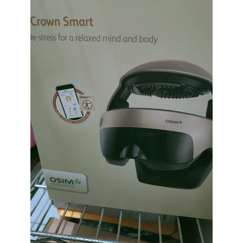 近全新OSIM 頭部按摩器uCrown Smart OS-1201 智能按摩皇冠